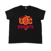 USC Trojans Esports Short Sleeve Tee Shirt Black